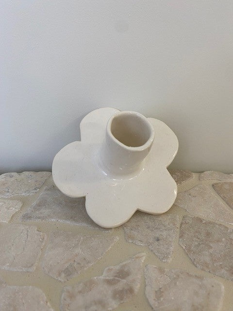 Flower candle holder