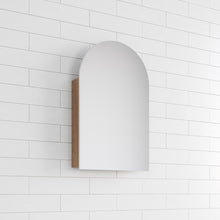 Load image into Gallery viewer, Arch cabinet bathroom mirror, oak or white

